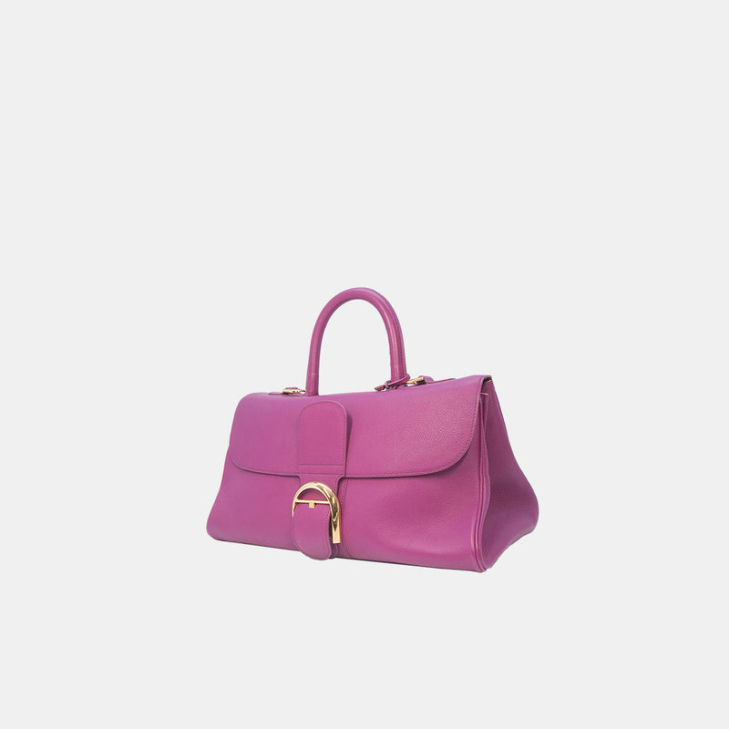 Delvaux East West Leather Tote Bag