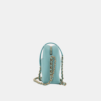 Chanel Casual Trip North South Camera Case In Blue