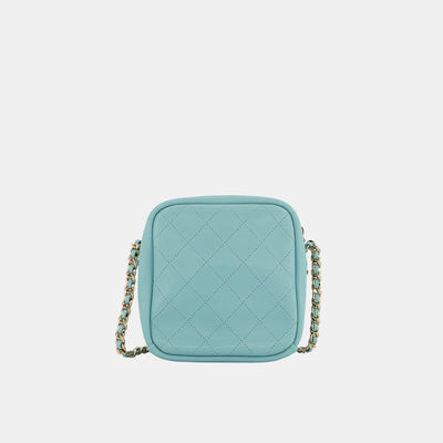 Chanel Casual Trip North South Camera Case In Blue