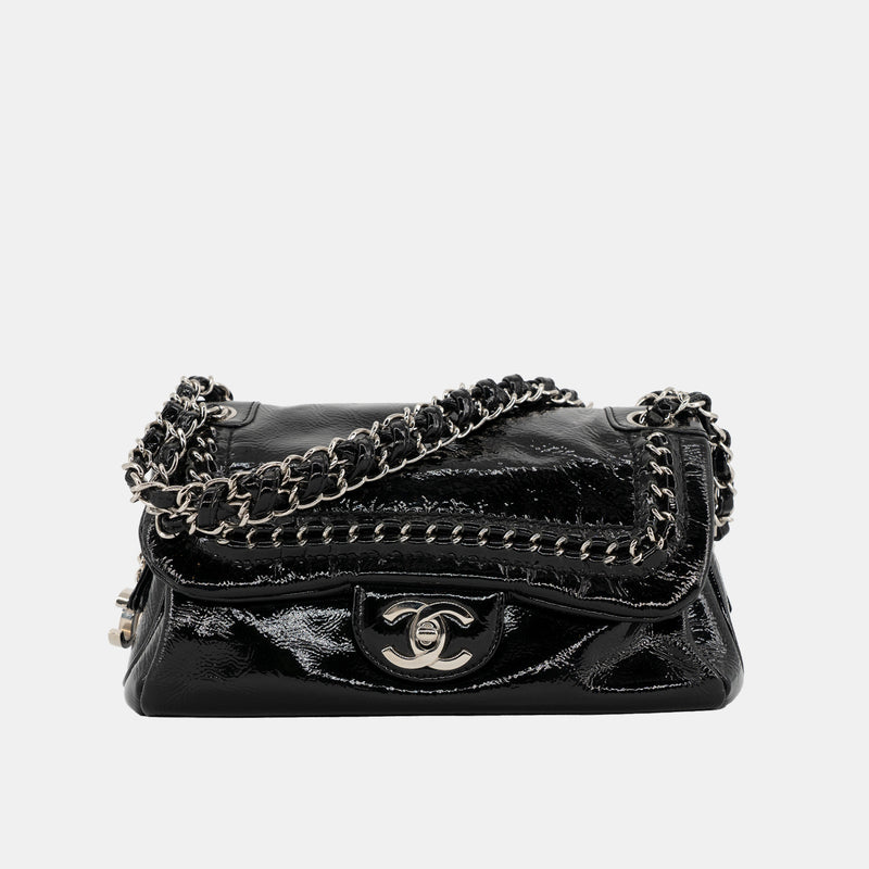 chanel black flap purse