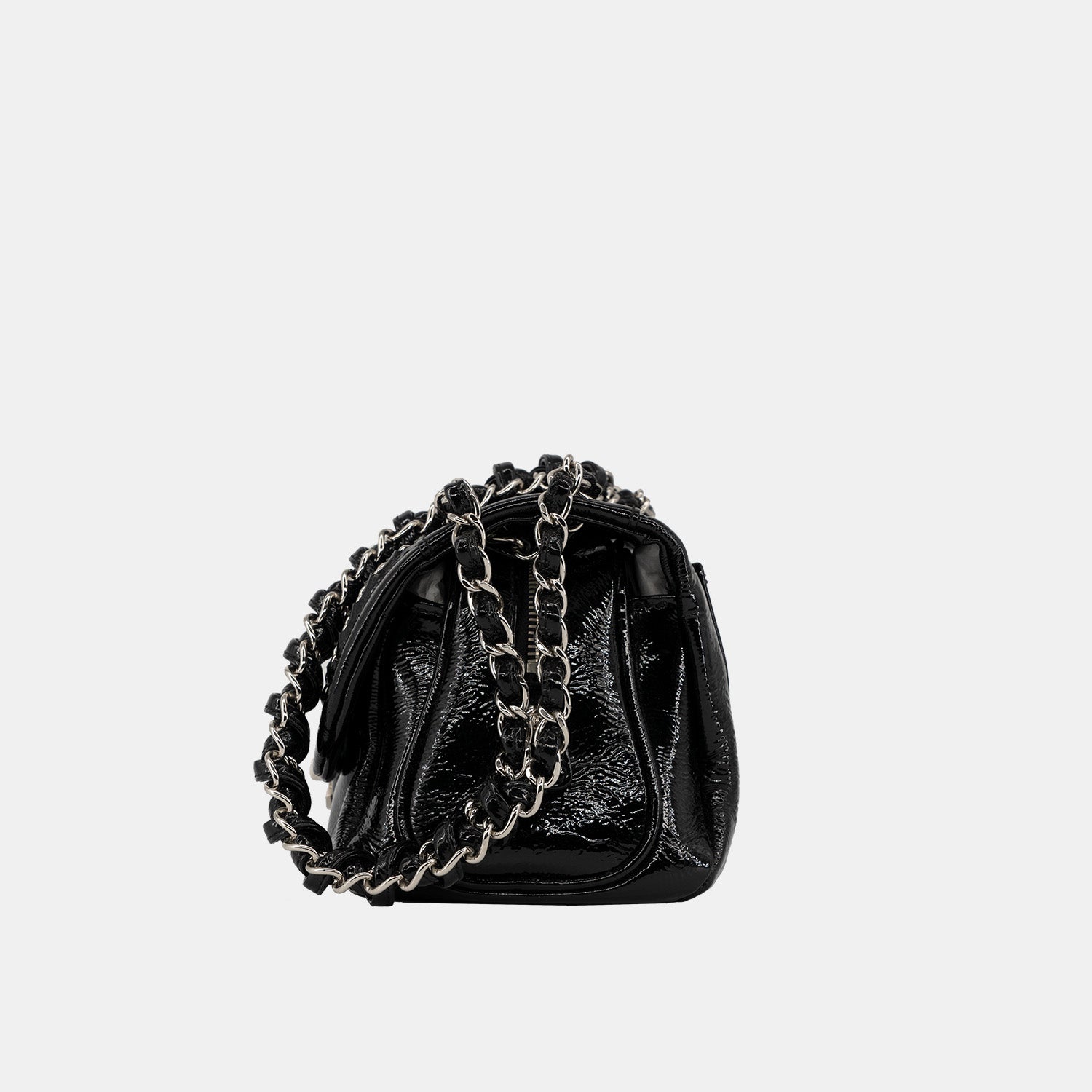Chanel Luxe Ligne Patent Leather Tote Bag (SHG-33669) – LuxeDH