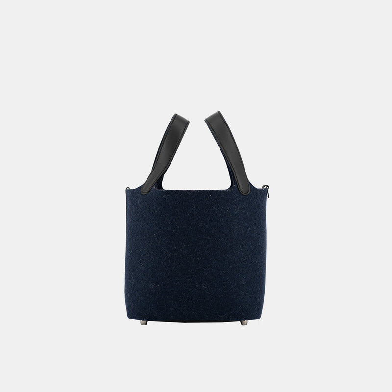 Hermes Bleu Pale Picotin Lock 18 PM Handbag