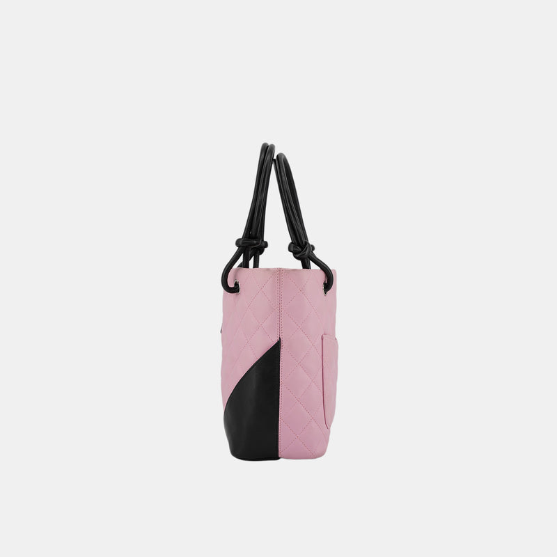 vintage pink chanel bag black