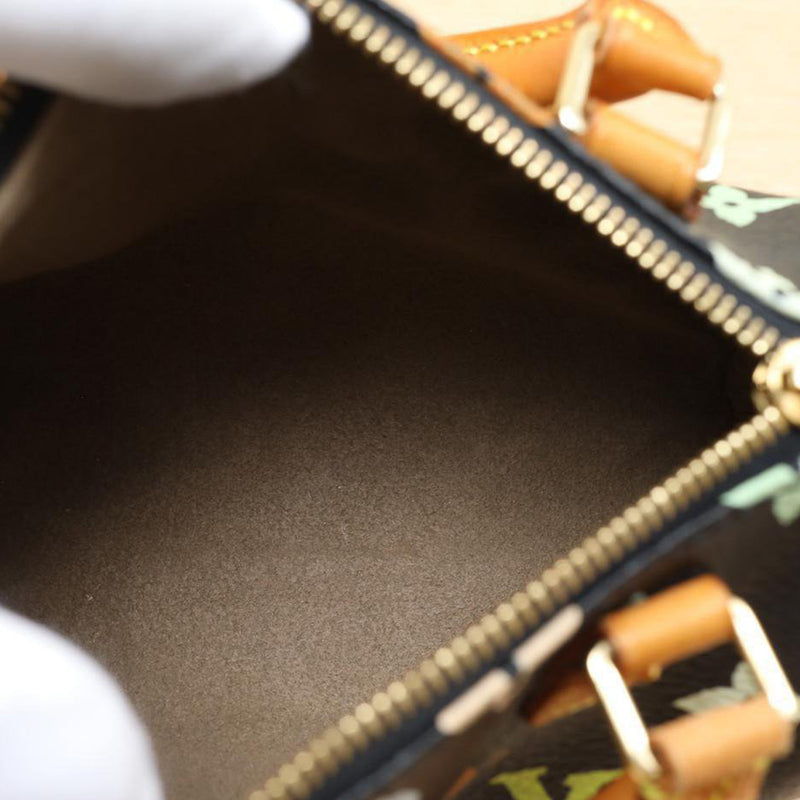 Louis Vuitton x Takashi Murakami mini Speedy bag in black – Trésor