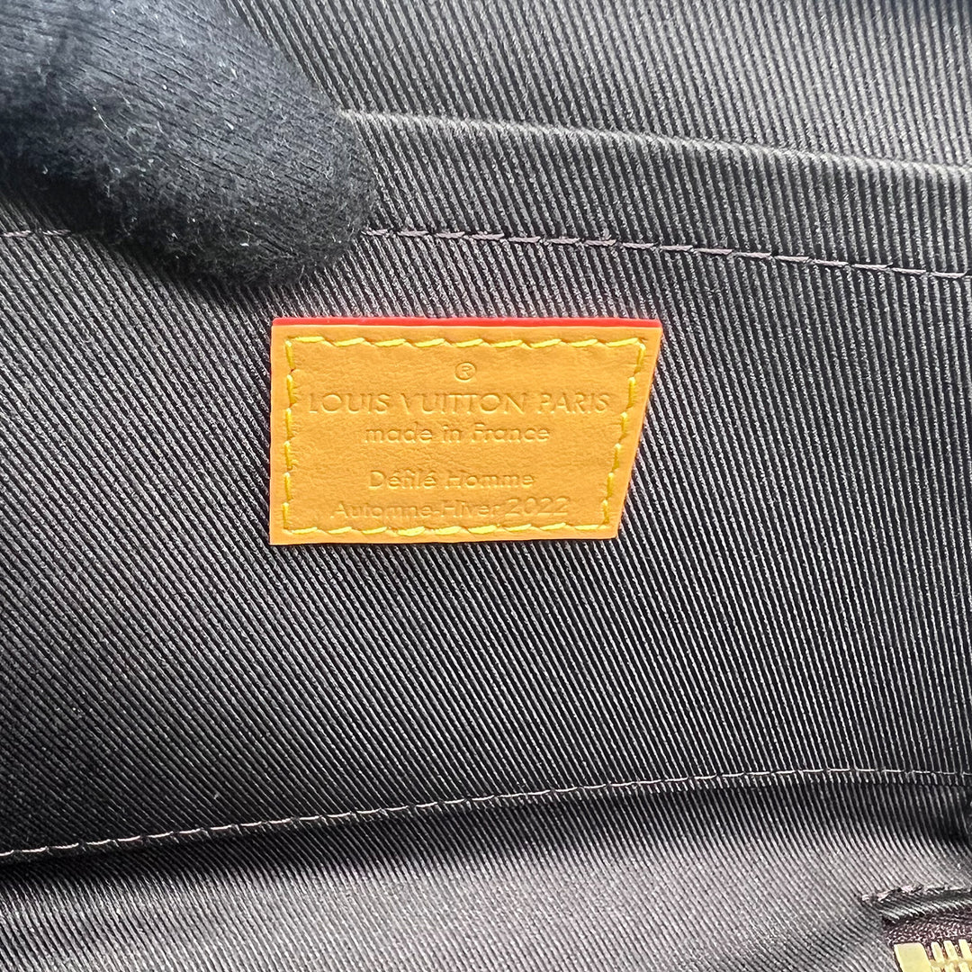 Louis Vuitton *Rare* Soft Trunk Blurry Monogram Brown Gold Hardware