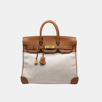 Vintage HERMES Brown Fauve Barenia Leather Evelyne I 29 PM Crossbody Bag