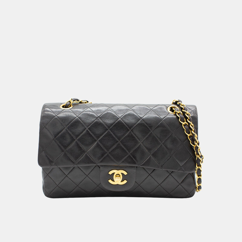 Chanel Vintage 90s Classic Flap in Medium 25cm Black