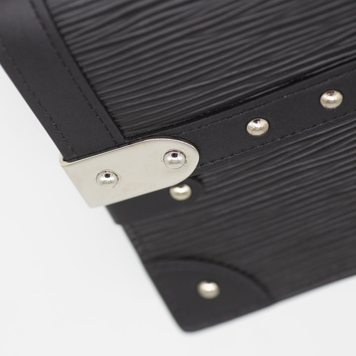 Louis Vuitton Epi Trunk Chain Wallet In Black