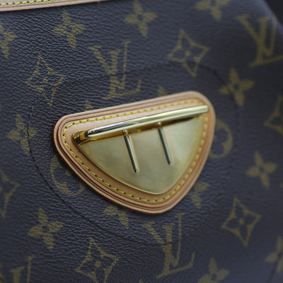 Louis Vuitton Beverly PM in Brown Coated Canvas