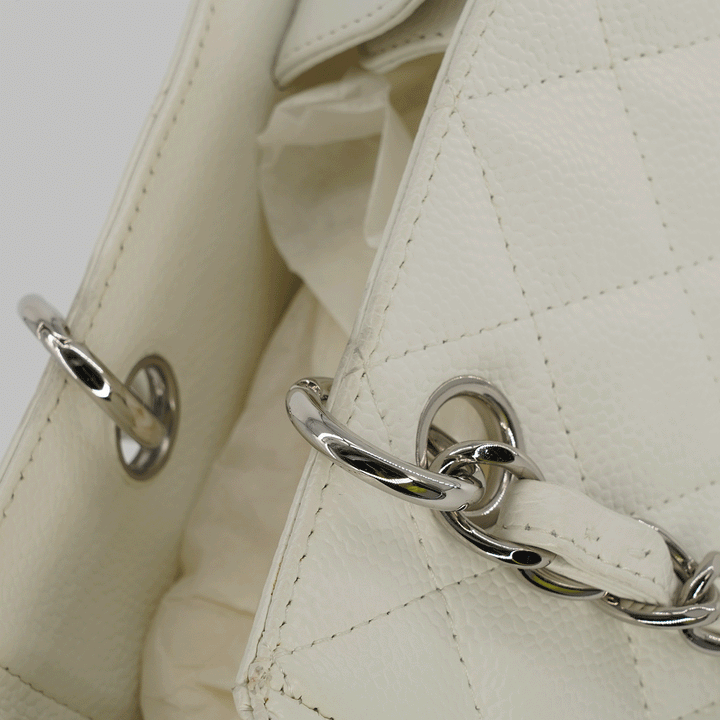 Chanel Petit Shopping Tote bag in White