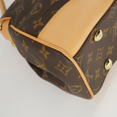 Louis Vuitton Beverly PM in Brown Coated Canvas