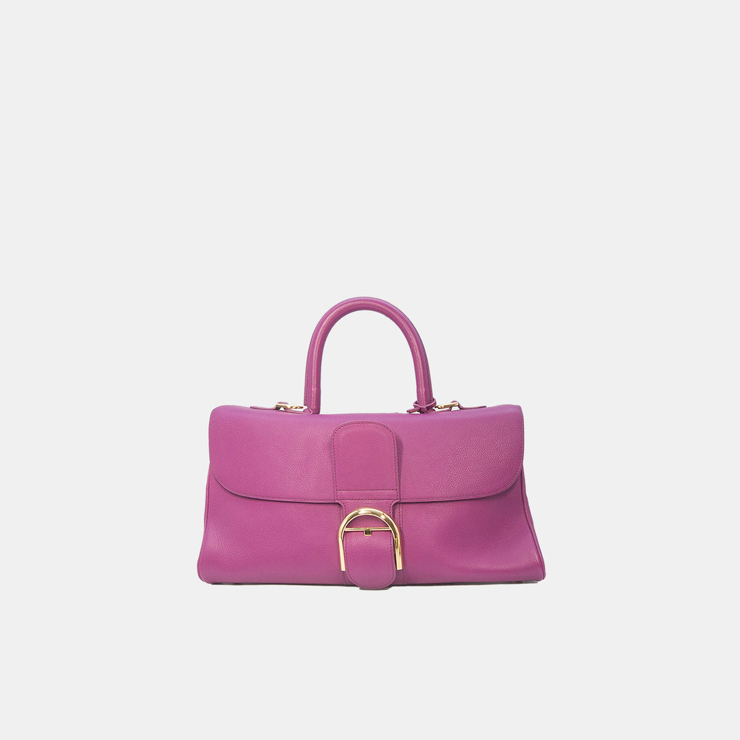 Delvaux Purple Brilliant East West Leather Tote Bag