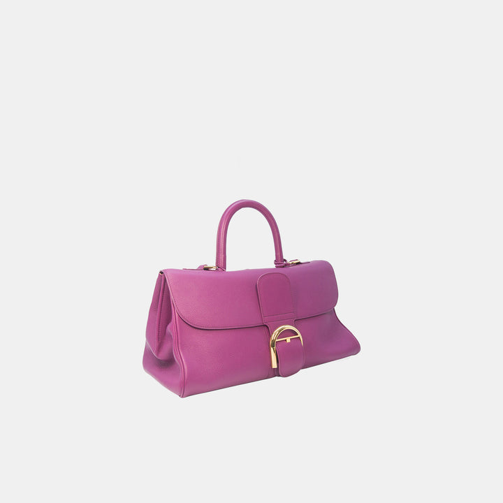 Delvaux Purple Brilliant East West Leather Tote Bag