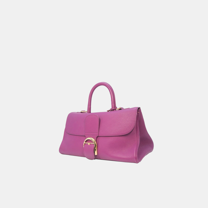 Delvaux Purple Brilliant East West Leather Tote Bag