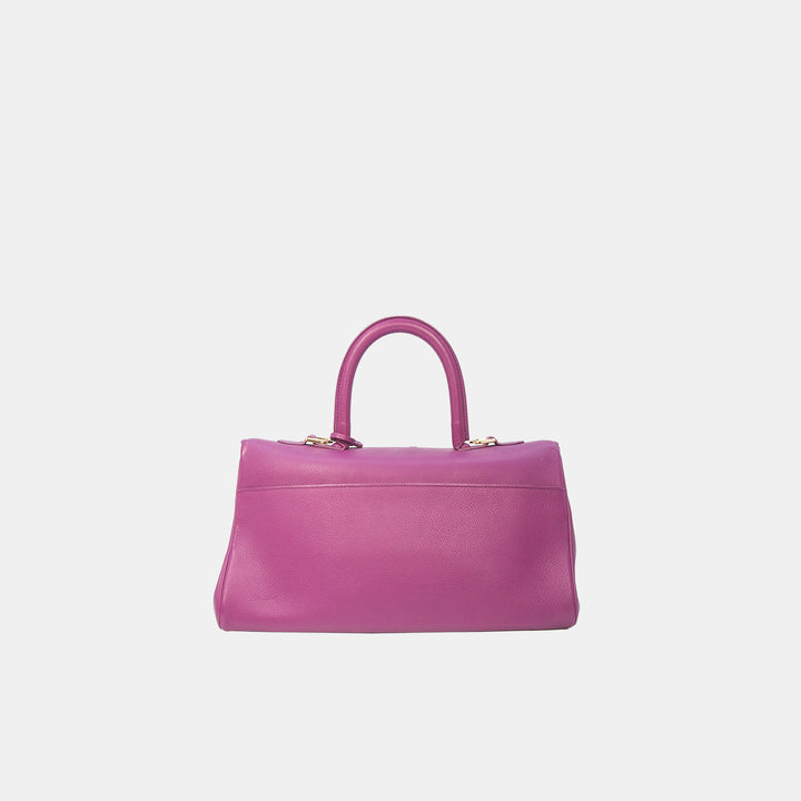 Delvaux Purple Brilliant East West Leather Tote Bag