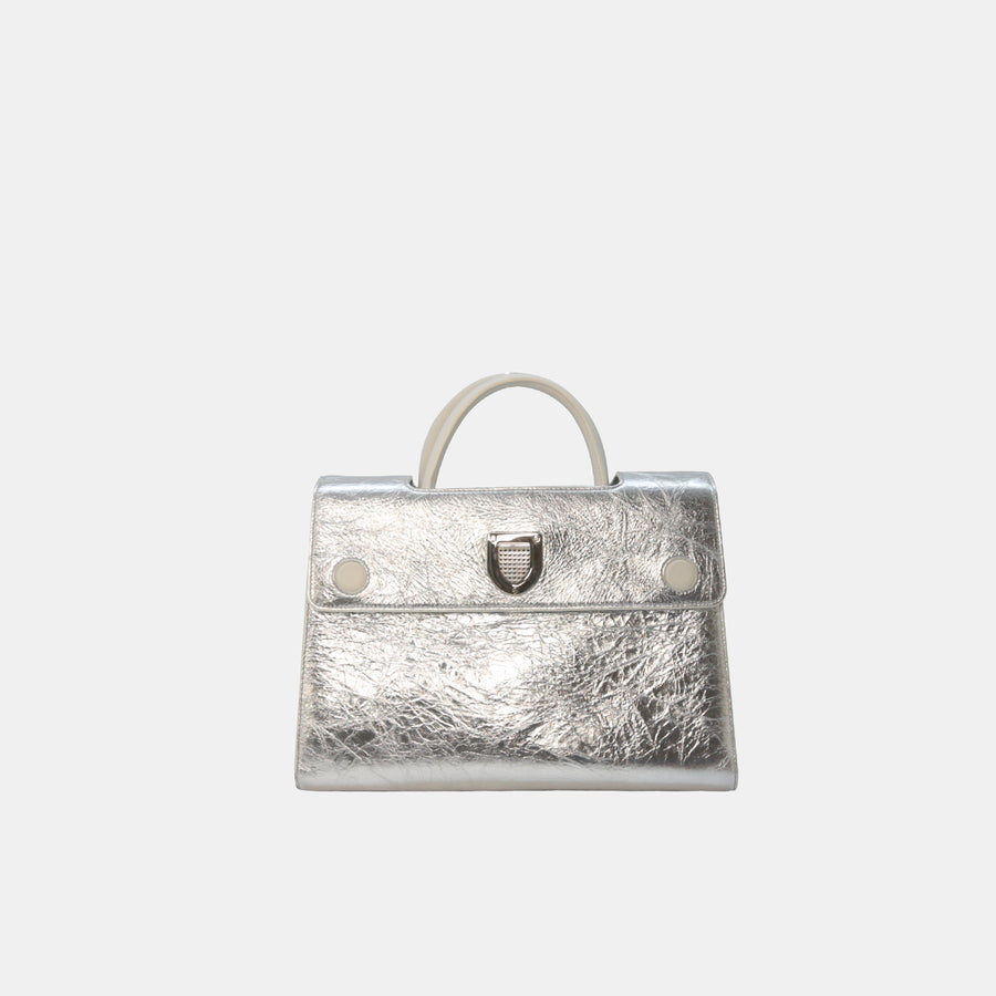 Dior Diorever Metallic Silver Tote Bag