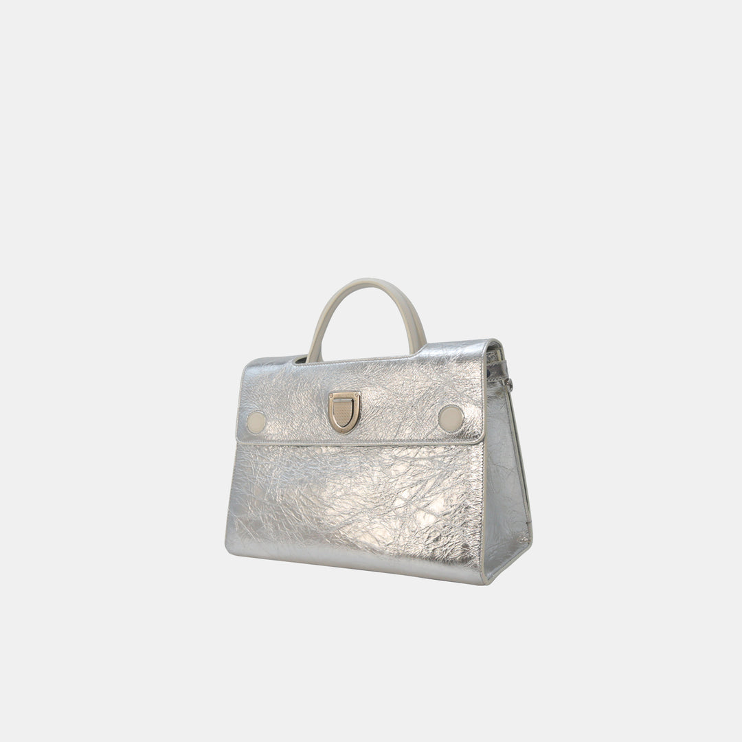 Dior Diorever Metallic Silver Tote Bag