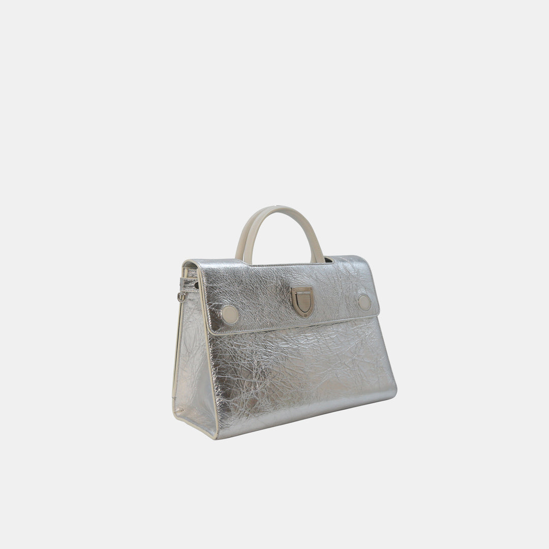 Dior Diorever Metallic Silver Tote Bag