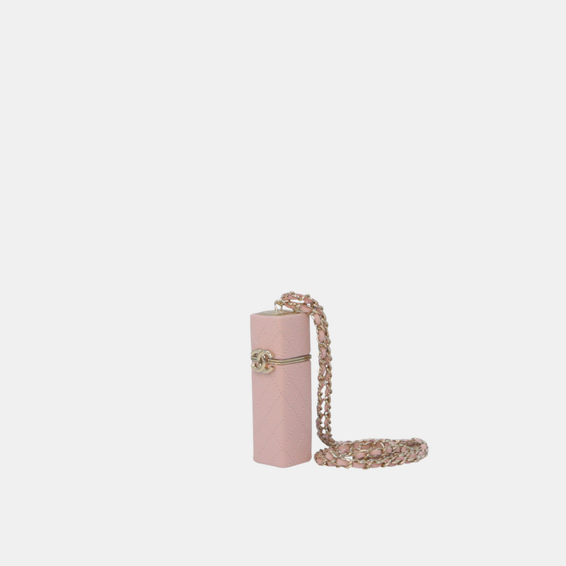 Chanel Pink Squared Lipstick Case