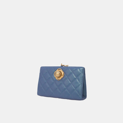 Chanel *Rare* Evening By The Sea Clutch Blue