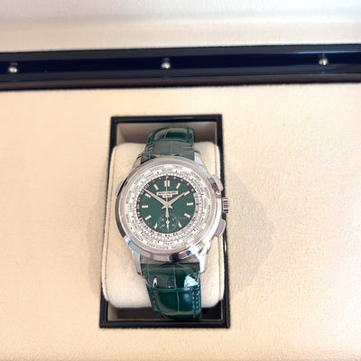 Patek Philippe 5930P-001 World Time Chronograph Green Watch