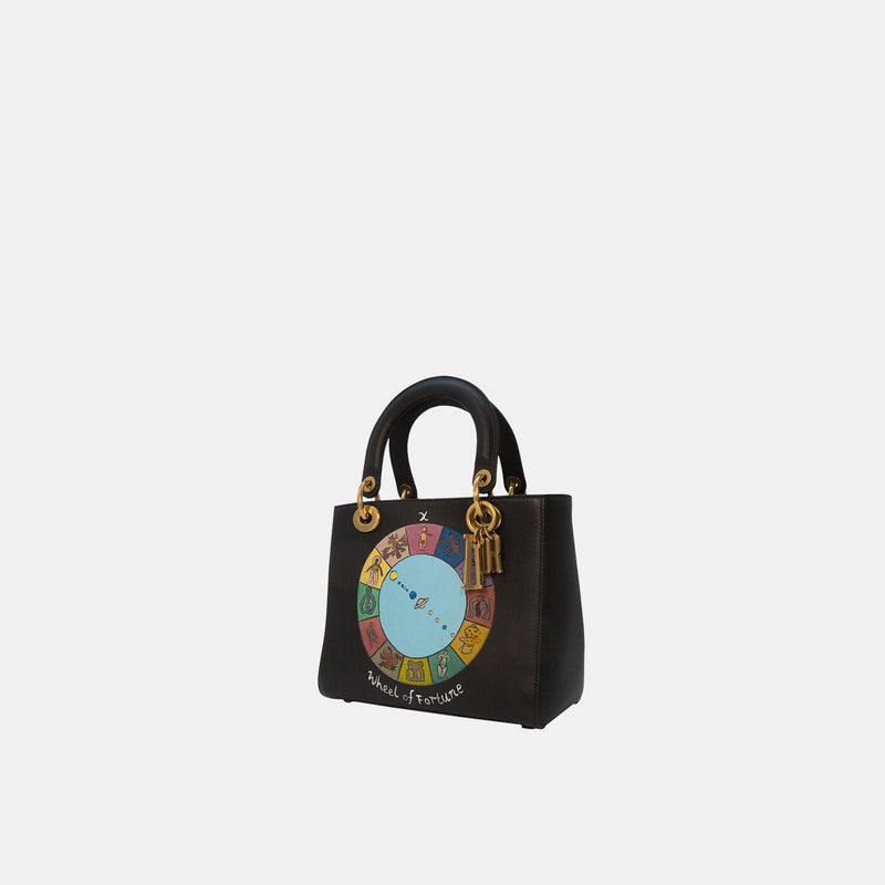 Dior Wheel of Fortune Handpainted Lady Dior Bag