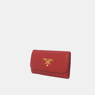 Prada Red Key Holder