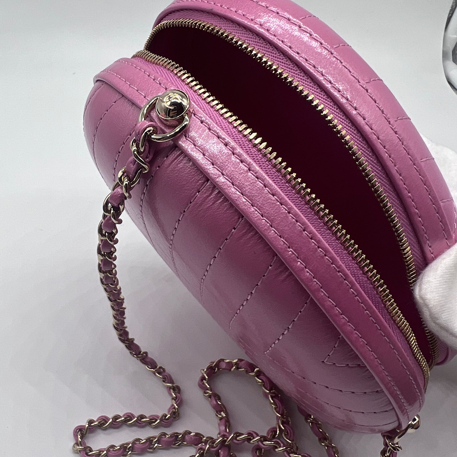 Pink-Chanel-Chevron-Bag-Spell-Designs-Babushka-Shorts-Set - Dash