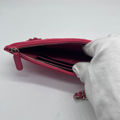 Chanel Chain Bag Small Camellia CC Charm Clutch