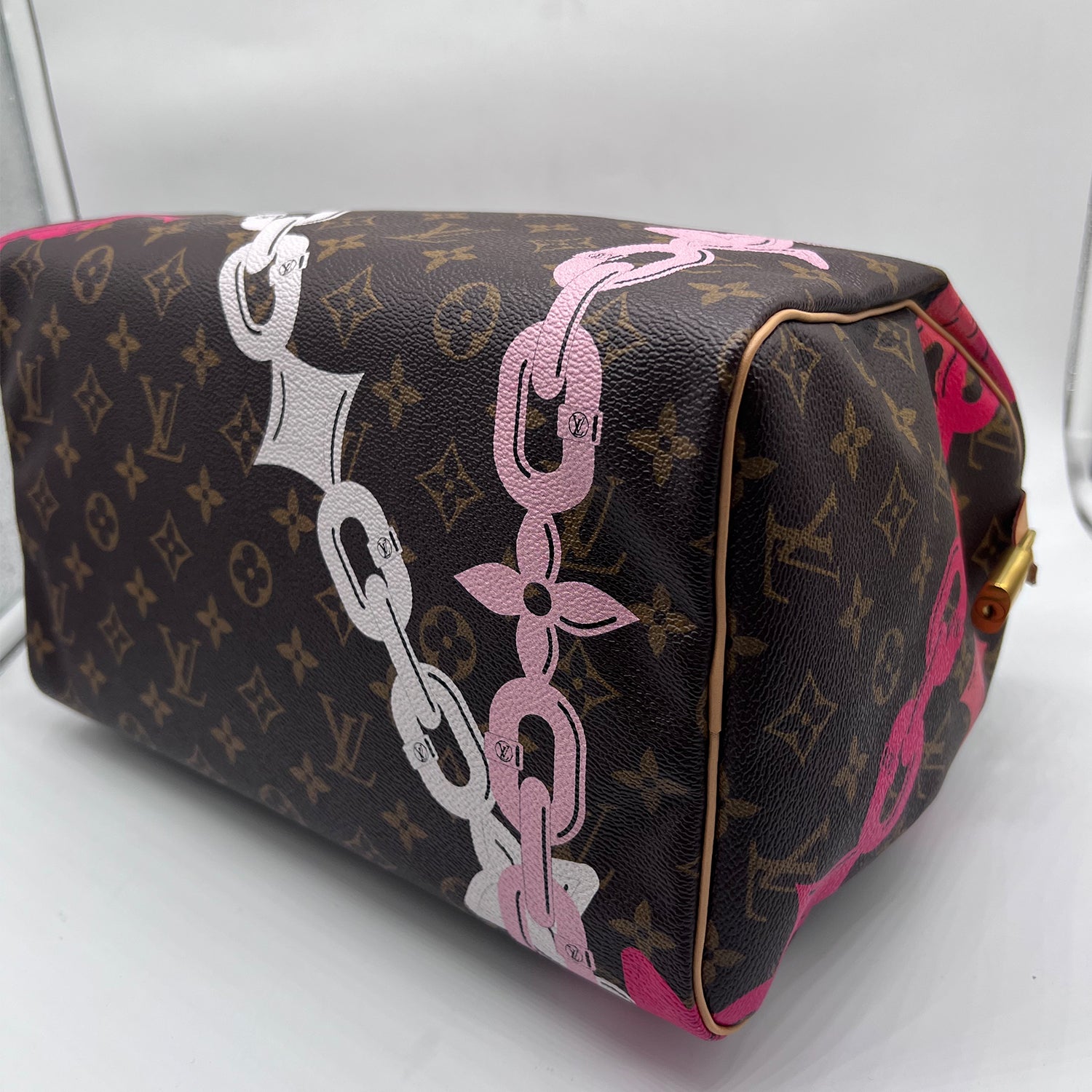 Louis Vuitton Limited Edition Rose Ballerine Epi Leather Twist Blooming  Flowers Wallet  Yoogis Closet