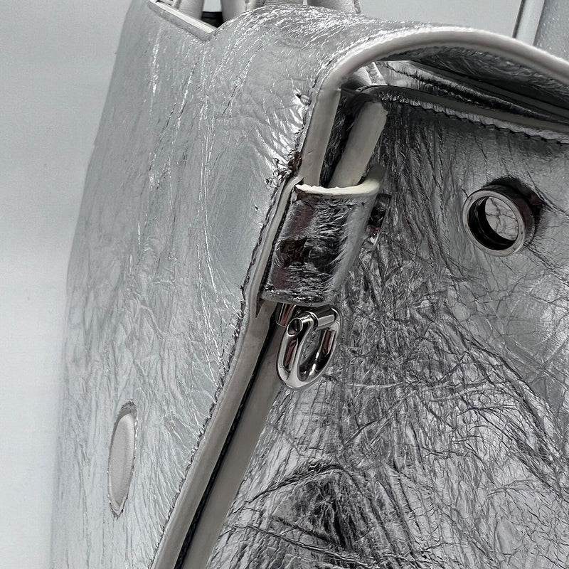 Dior Diorever Metallic Silver Tote Bag