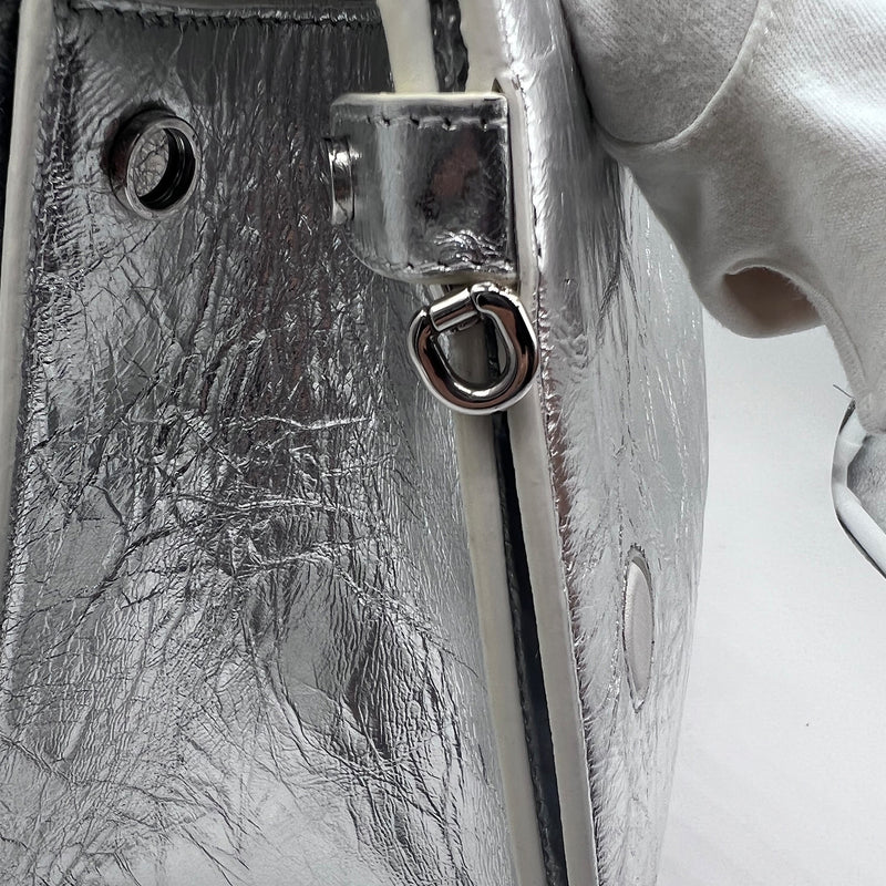 Dior Diorever Metallic Silver Tote Bag