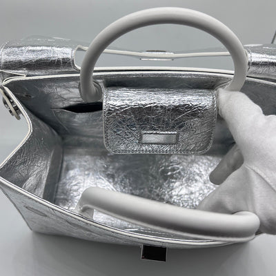 Dior Diorever Metallic Silver Tote Bag
