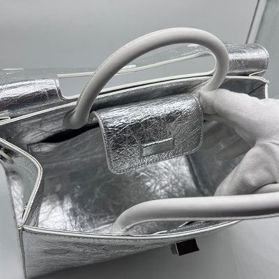 Dior Diorever Metallic Silver Tote Bag