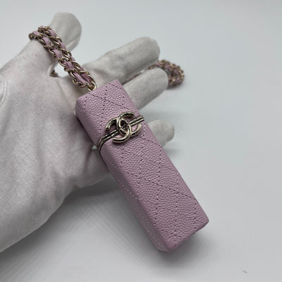 Chanel Pink Squared Lipstick Case