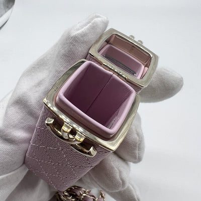 Chanel Pink Squared Lipstick Case