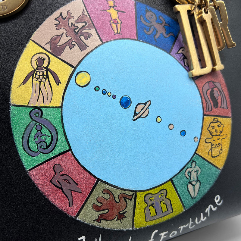 Dior Wheel of Fortune Handpainted Lady Dior Bag
