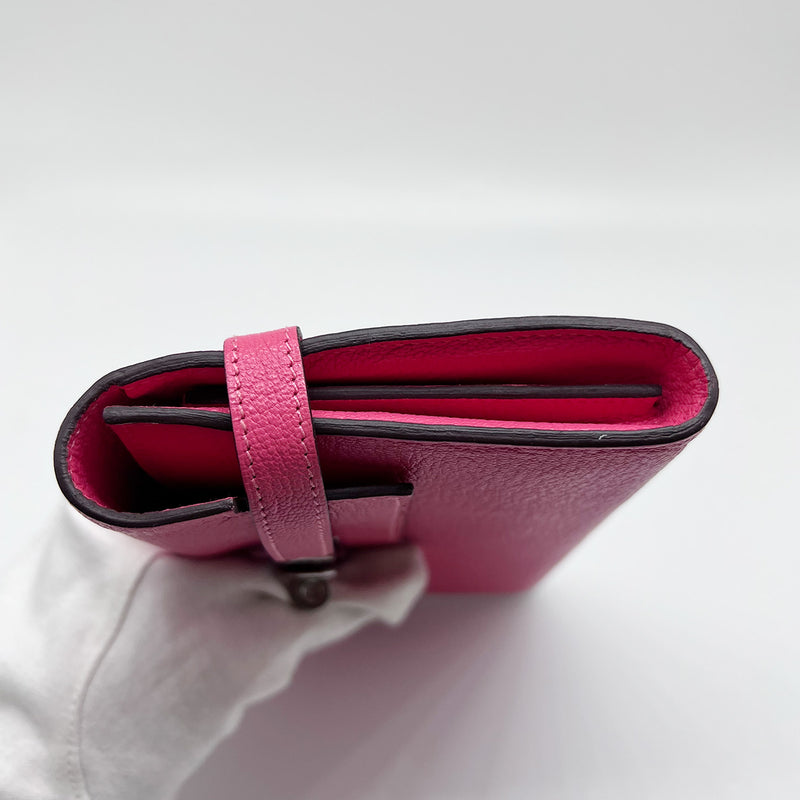 Hermés Pink Epsom Leather Kelly Wallet