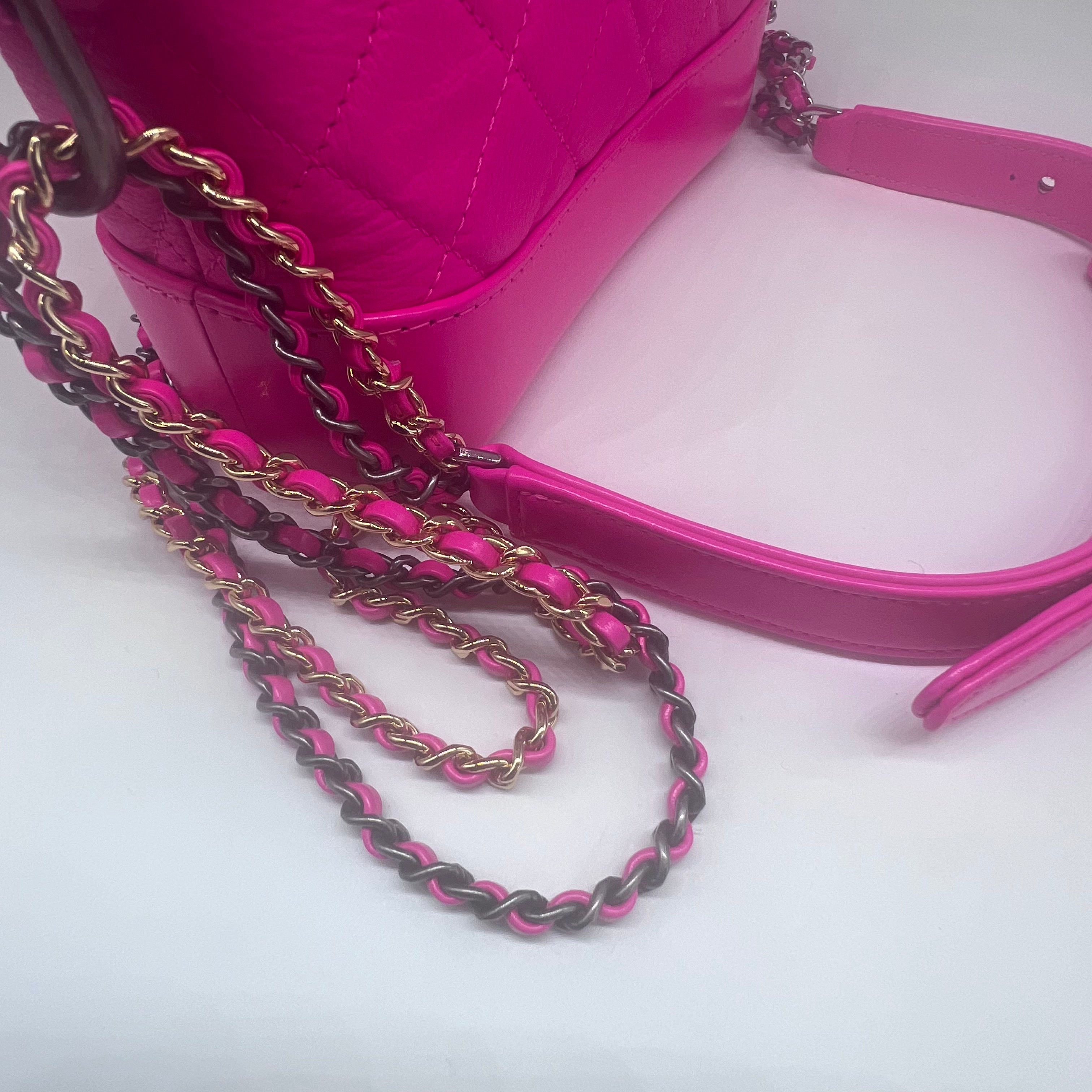 Hot pink discount chanel bag