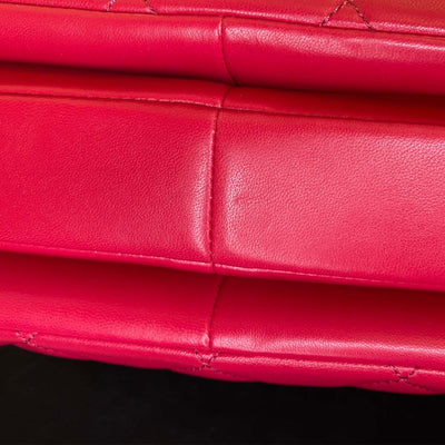 Chanel Dark Pink Trendy CC Lambskin Leather Flap Bag