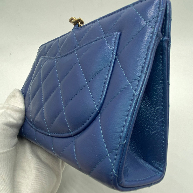 Chanel *Rare* Evening By The Sea Clutch Blue