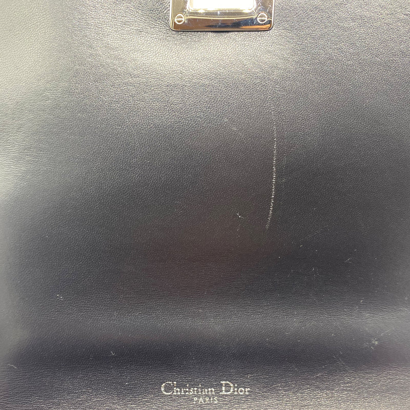 SO PRETTY! 🌟AUTH Christian Dior Medium Diorama 🌟Silver Micromanage SHW Bag