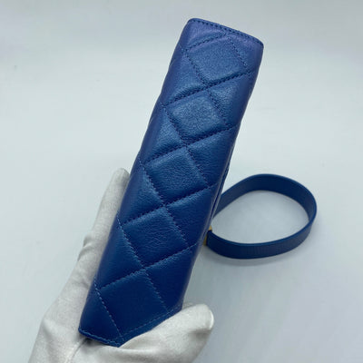 Chanel *Rare* Evening By The Sea Clutch Blue
