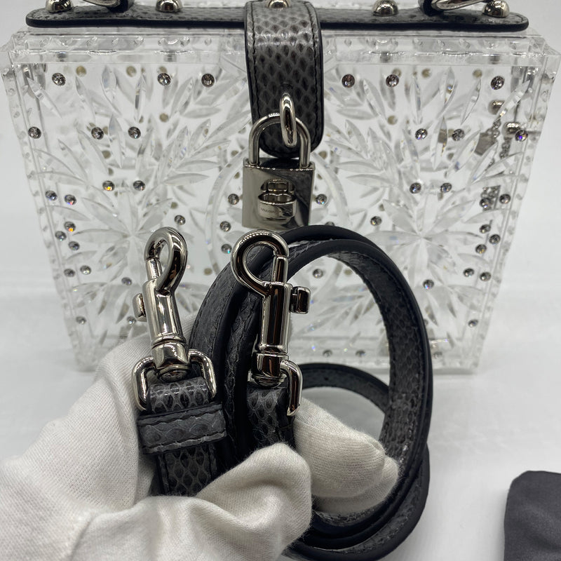 Dolce & Gabbana Plexi Embellished Dolce Bag