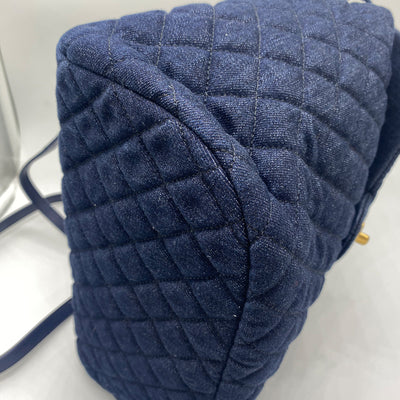 Chanel Quilted Denim Urban Spirit Backpack