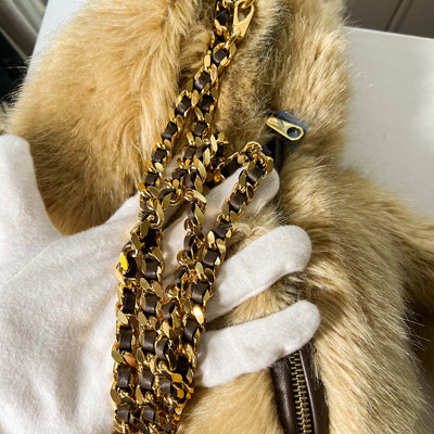 Burberry *Limited Edition* Faux Fur Bunny Crossbody Bag