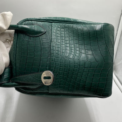 Hermès Lindy 30 Bag Matte Alligator SHW