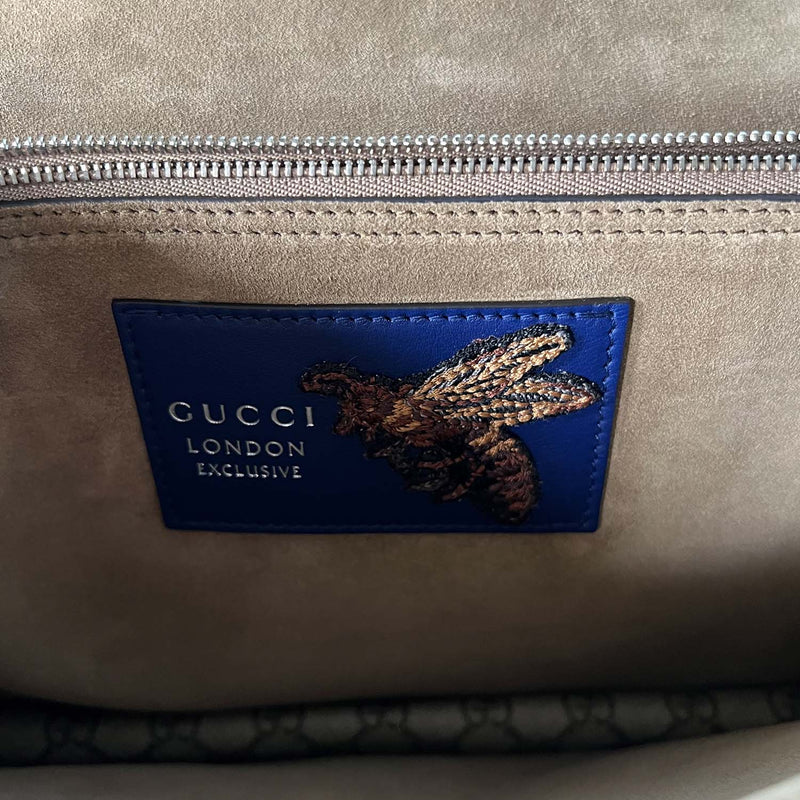 Gucci Beige Dionysus London *Special Edition* Supreme Canvas Shoulder Bag