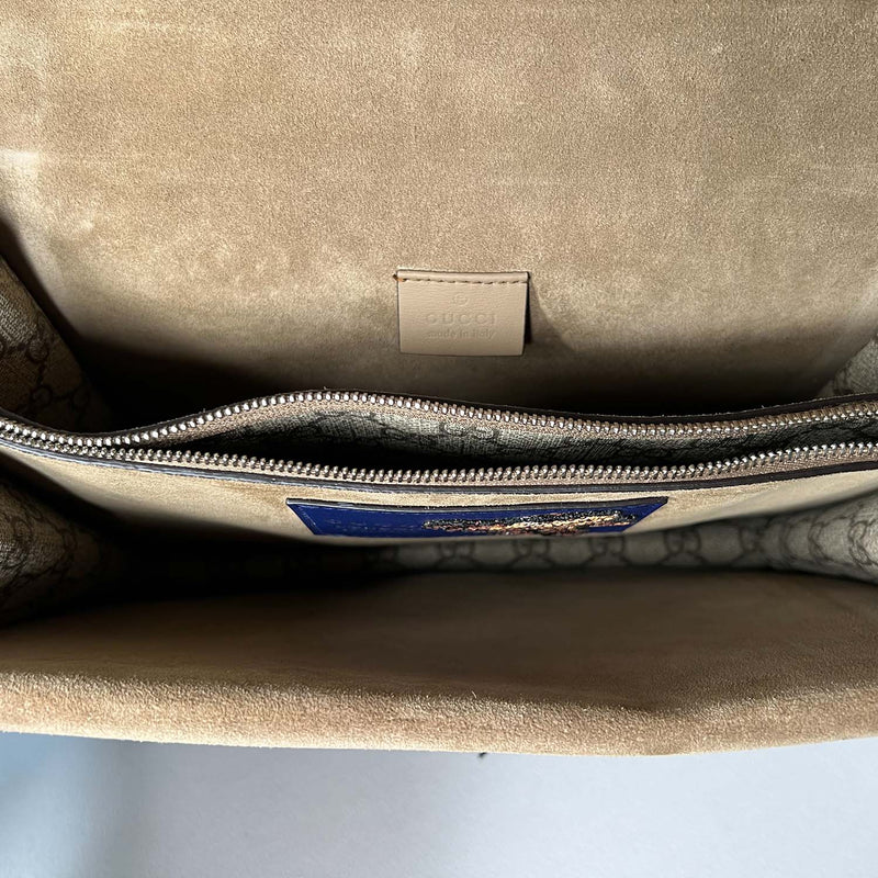 Gucci Beige Dionysus London *Special Edition* Supreme Canvas Shoulder Bag
