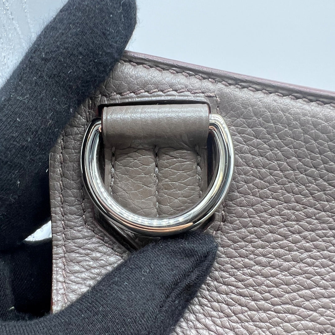 Hermès Jypsière 28 Crossbody Bag Silver Hardware PHW